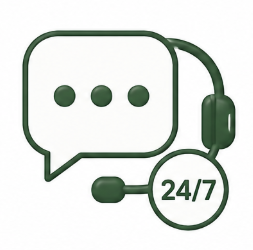 24/7 live support